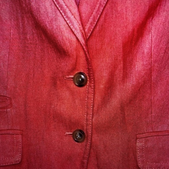 Classic Red Tailored Blazer - Unknown - Picture 4 of 6